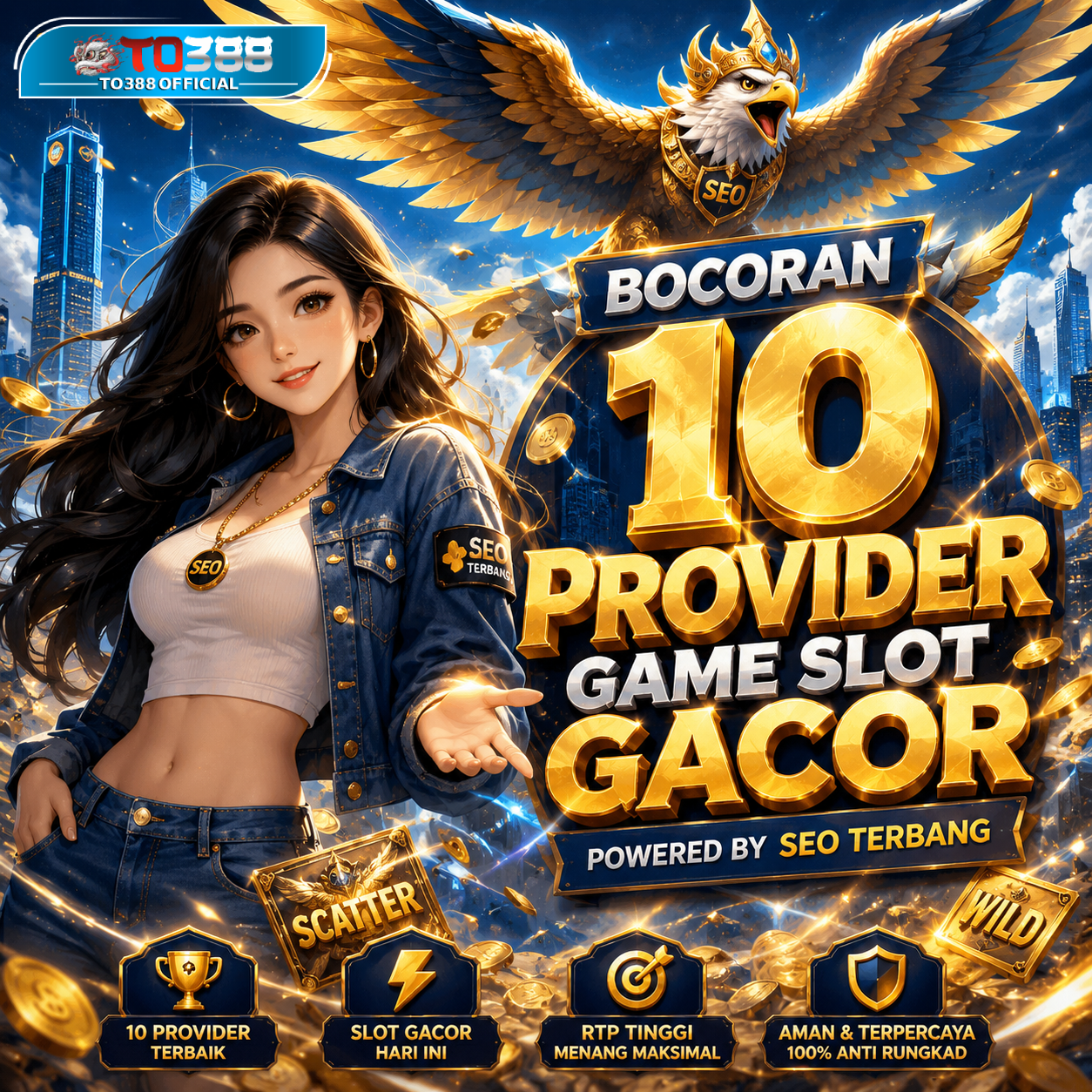 TO388: Bocoran 10 Provider Slot Gacor Terbaik Anti Rugi